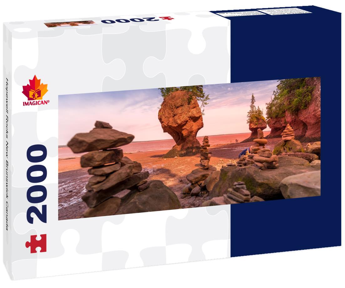 Hopewell Rocks New Brunswick Canada 2000pc Panoramic Puzzle