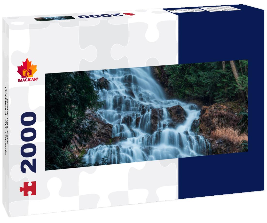 Bridal Veil Falls. Chilliwack, BC, Canada 2000pc Panoramic Puzzle