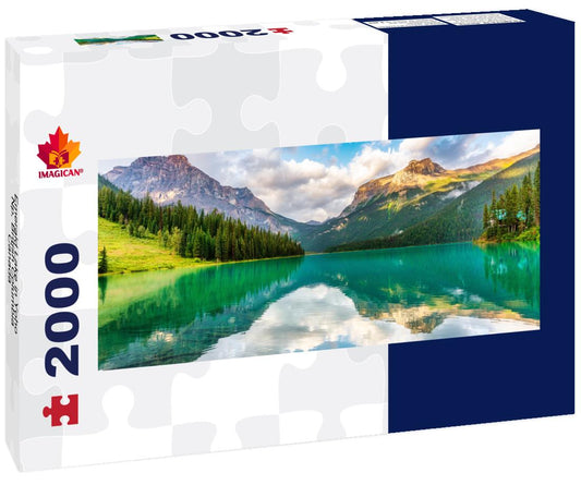 ImagiCan Jigsaw Puzzle Emerald Lake in Yoho Np, British Columbia, Canada 2000 pieces panorama