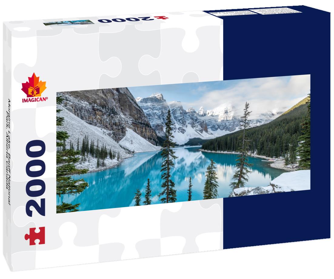ImagiCan Jigsaw Puzzle Moraine Lake, Banff National Park, Alberta Canada 2000 pieces panorama