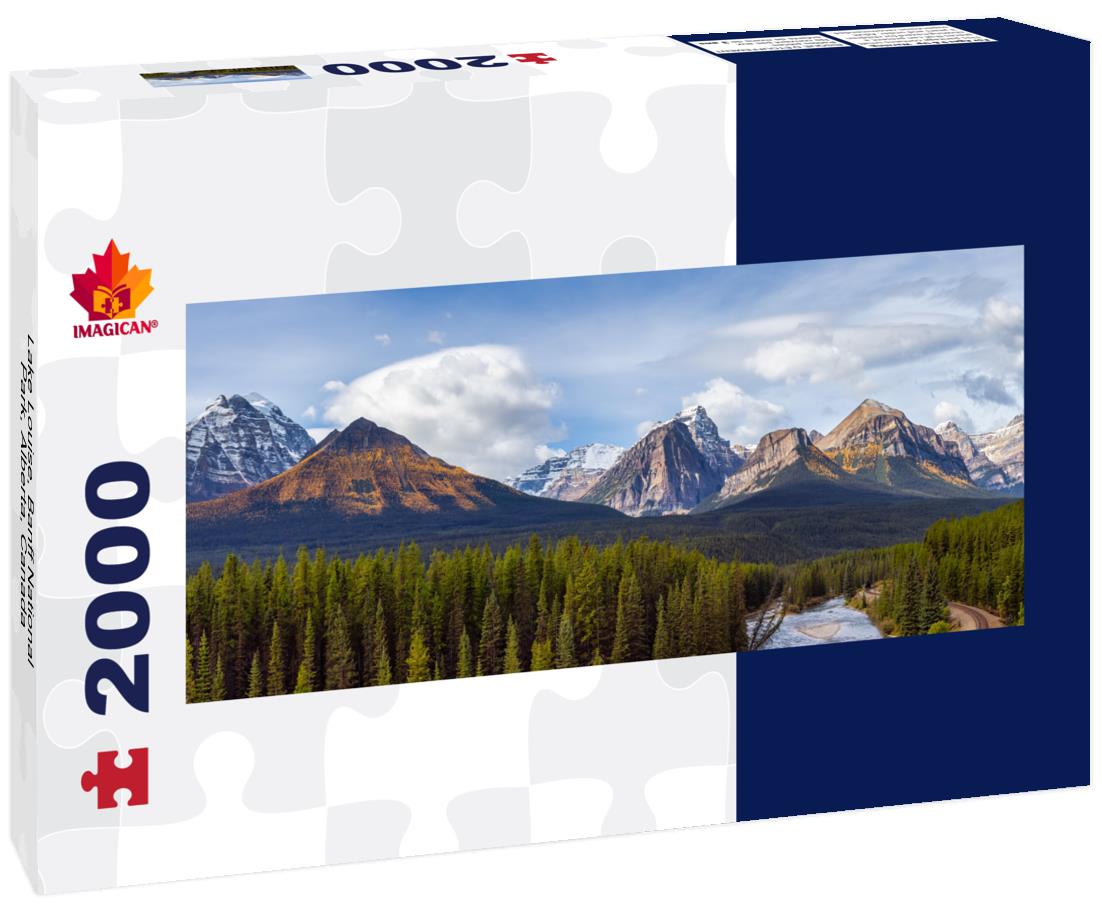 ImagiCan Jigsaw Puzzle Lake Louise, Banff National Park, Alberta, Canada 2000 pieces panorama