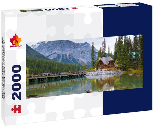 ImagiCan Jigsaw Puzzle Emerald lake Yoho national park Canada British Colombia 2000 pieces panorama