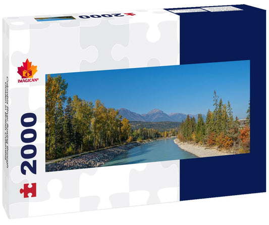 ImagiCan Jigsaw Puzzle Columbia River flowing through Golden, British Columbia 2000 pieces panorama