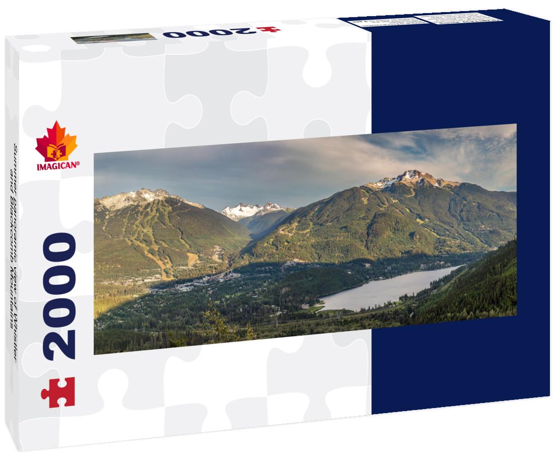 Summer Whistler and Blackcomb Mountains 2000pc Panoramic Puzzle