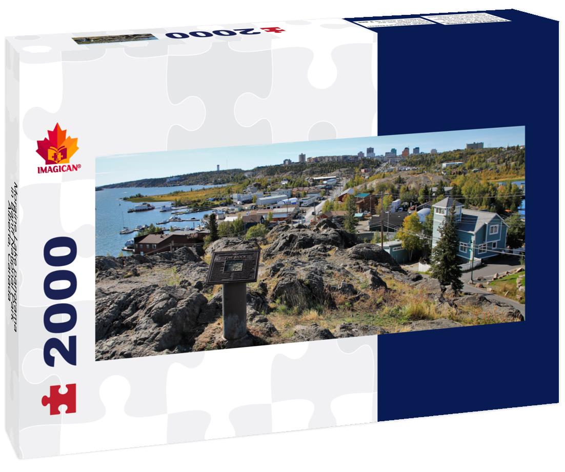 ImagiCan Jigsaw Puzzle Moraine Lake Panorama in Banff National Park, Alberta, Canada 2000 pieces panorama