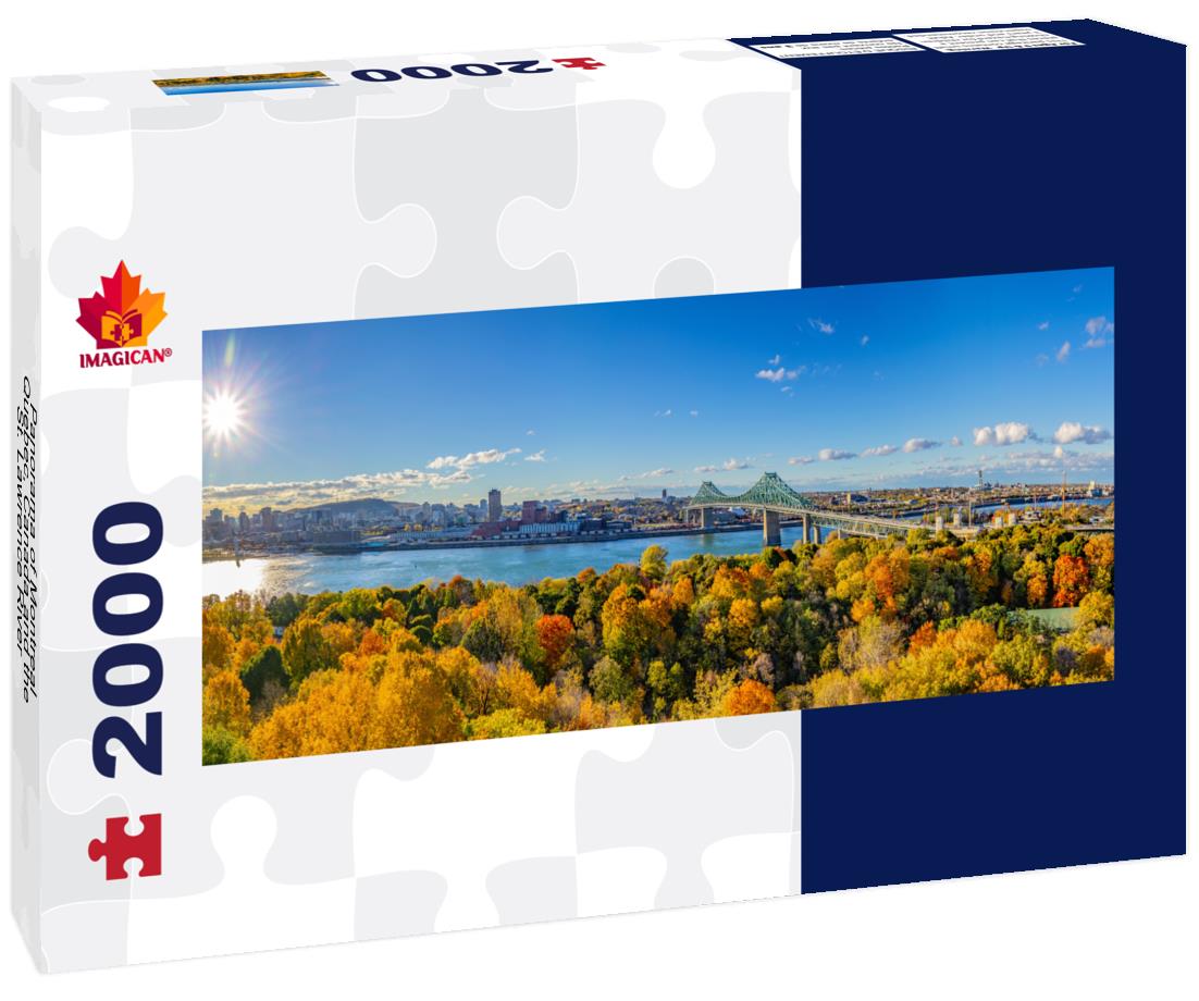 ImagiCan Jigsaw Puzzle Panorama of Montreal, Quebec, Canada and the Saint Lawrence River 2000 pieces panorama
