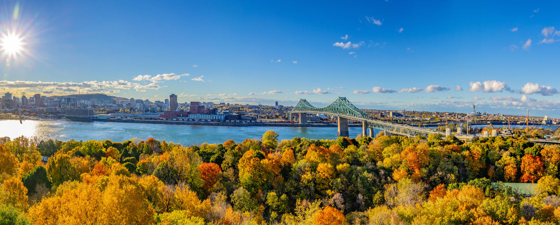Montreal, Quebec, Canada and the Saint Lawrence River 2000pc Panoramic Puzzle