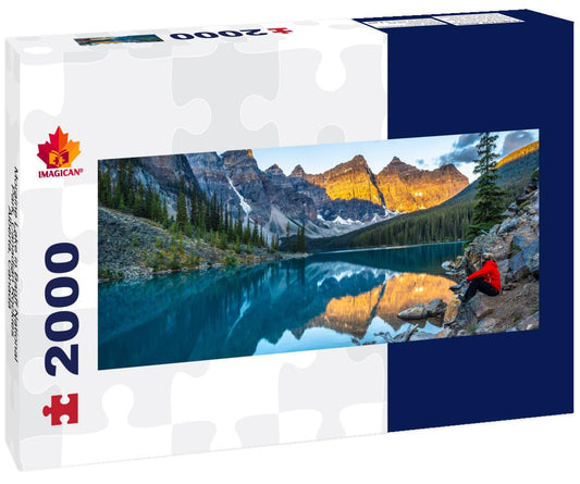 ImagiCan Jigsaw Puzzle Moraine Lake in Banff National Park, Canadian Rockies, Alberta, Canada 2000 pieces panorama