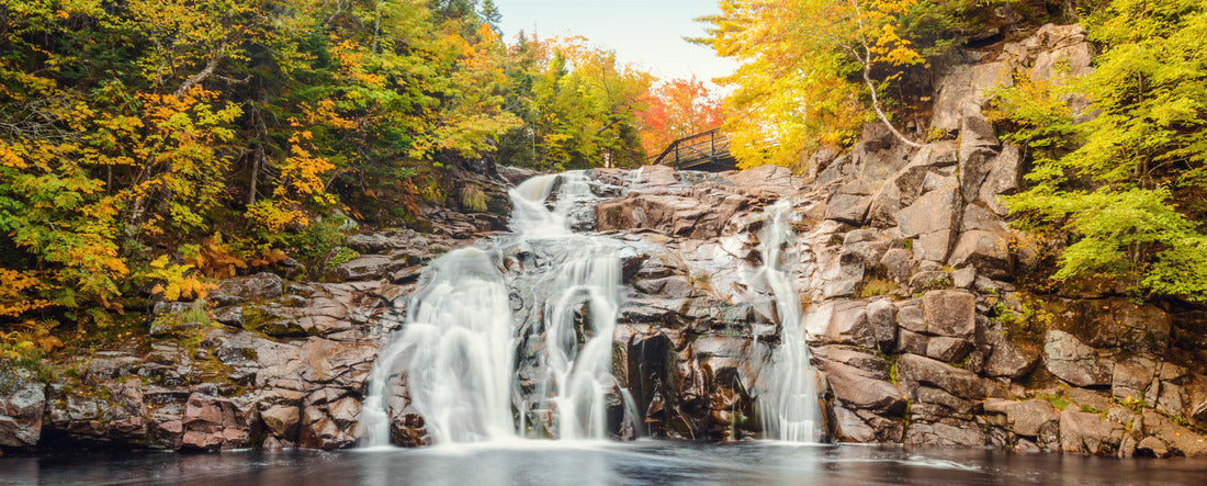 Mary Ann Falls (Highlands National Park, Cape Breton, Nova Scotia, Canada). 2000pc Panoramic Puzzle