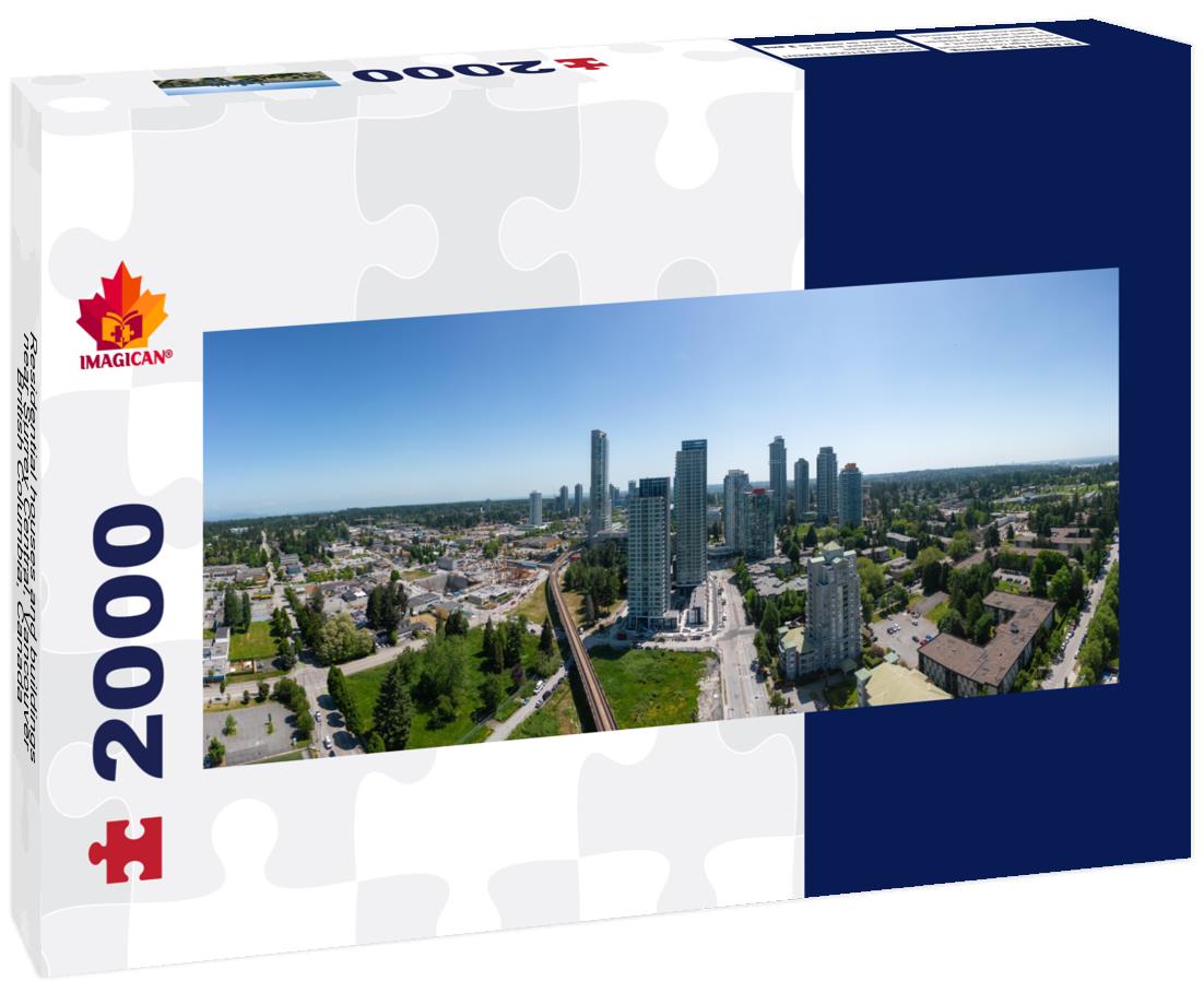 Residential houses near Surrey Central, Vancouver, British Columbia 2000pc Panoramic Puzzle