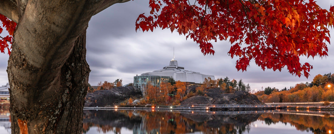 shores of Ramsey Lake and Science North in Sudbury, ON 2000pc Panoramic Puzzle