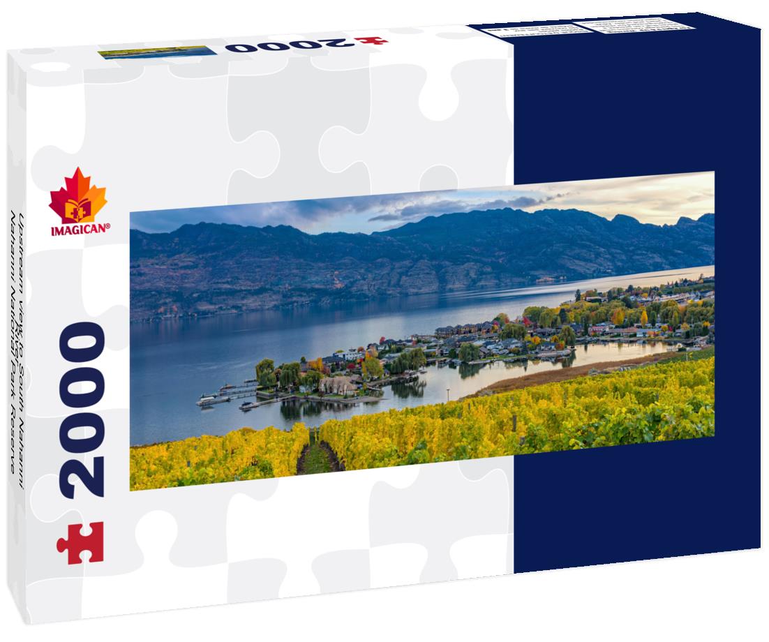 Upstream view to South Nahanni River, Northwest Territories 2000pc Panoramic Puzzle