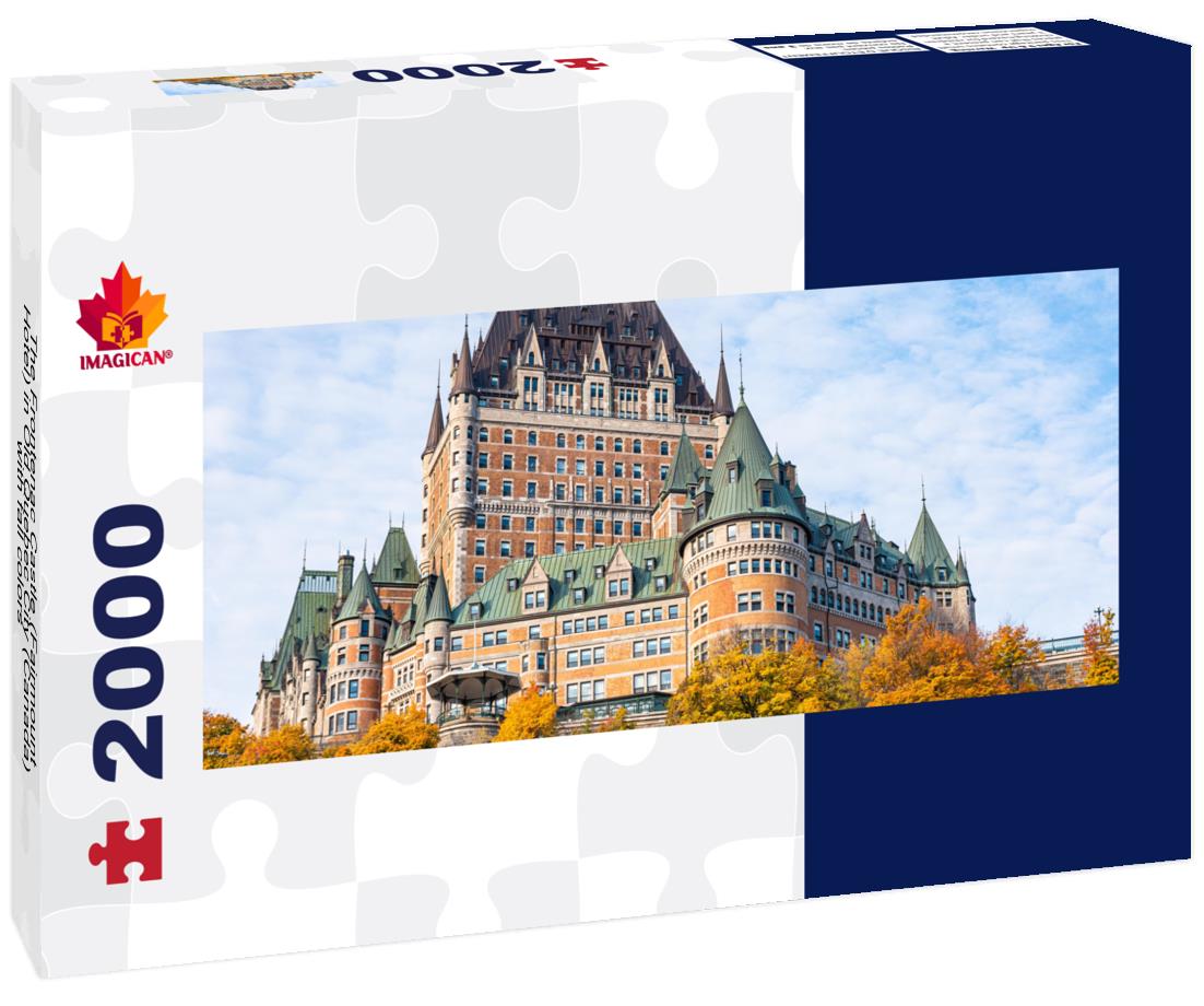 The Frontenac Castle (Fairmount Hotel) in the old city of Quebec 2000pc Panoramic Puzzle