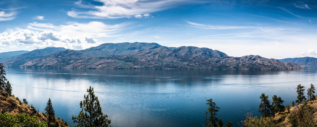 Okanagan Lake from Knox Mountain Park located at Kelowna British Columbia 2000pc Panoramic Puzzle