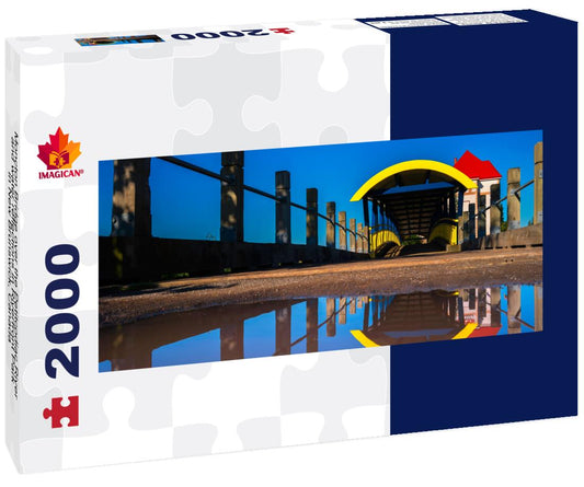 ImagiCan Jigsaw Puzzle Moncton Bridge, Riverfront Park in New Brunswick 2000 pieces panorama