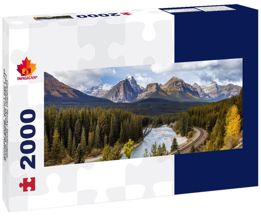 ImagiCan Jigsaw Puzzle Canadian Rocky landscape, Lake Louise, Banff National Park, Alberta 2000 pieces panorama