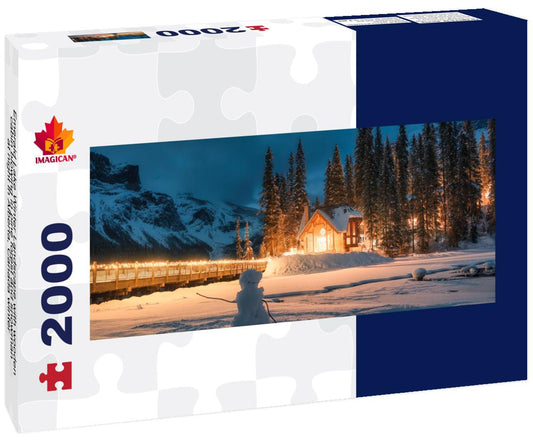 ImagiCan Jigsaw Puzzle Winter landscape of Emerald Lake, Alberta 2000 pieces panorama