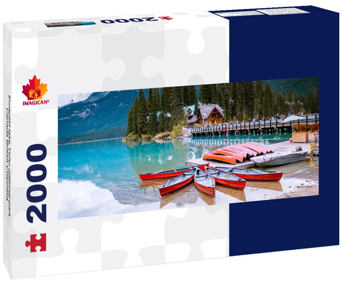 ImagiCan Jigsaw Puzzle Emerald Lake Yoho National Park  British Colombia 2000 pieces panorama