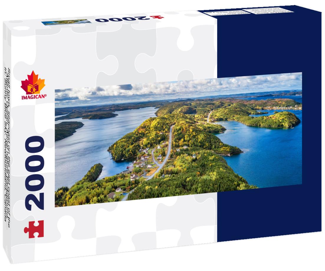 Sunny Blue Sky. Newfoundland 2000pc Panoramic Puzzle