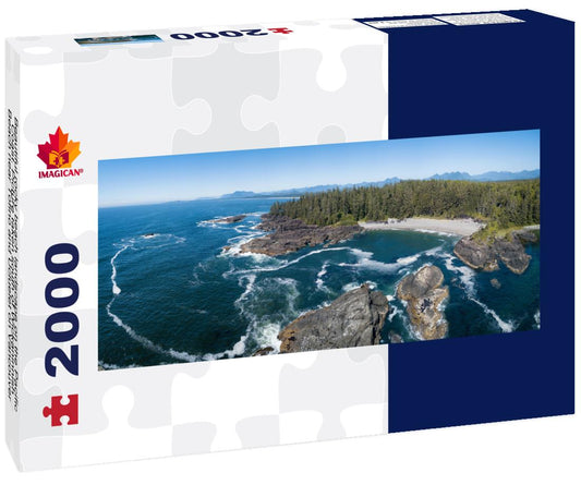ImagiCan Jigsaw Puzzle Wickaninnish Beach near Tofino and Ucluelet on Vancouver Island, BC 2000 pieces panorama