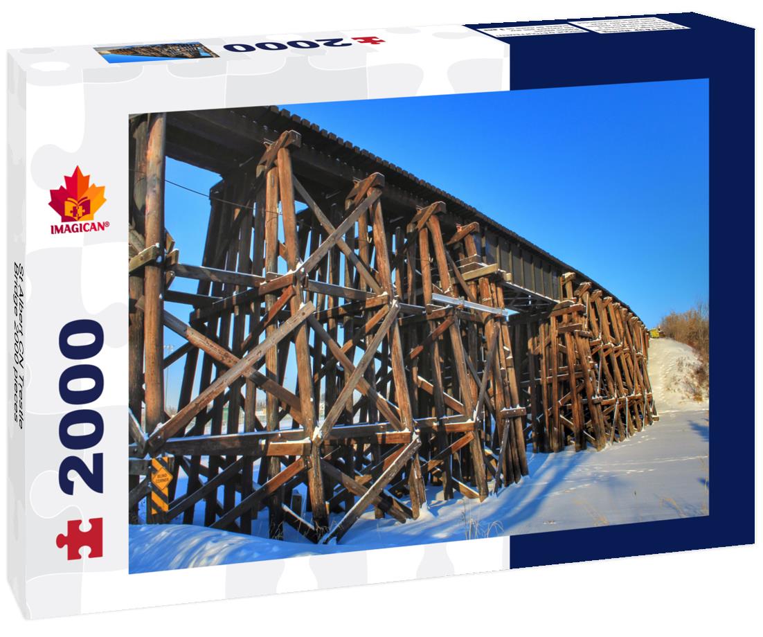 ImagiCan Jigsaw Puzzle St Albert CN Trestle Bridge 2000 pieces