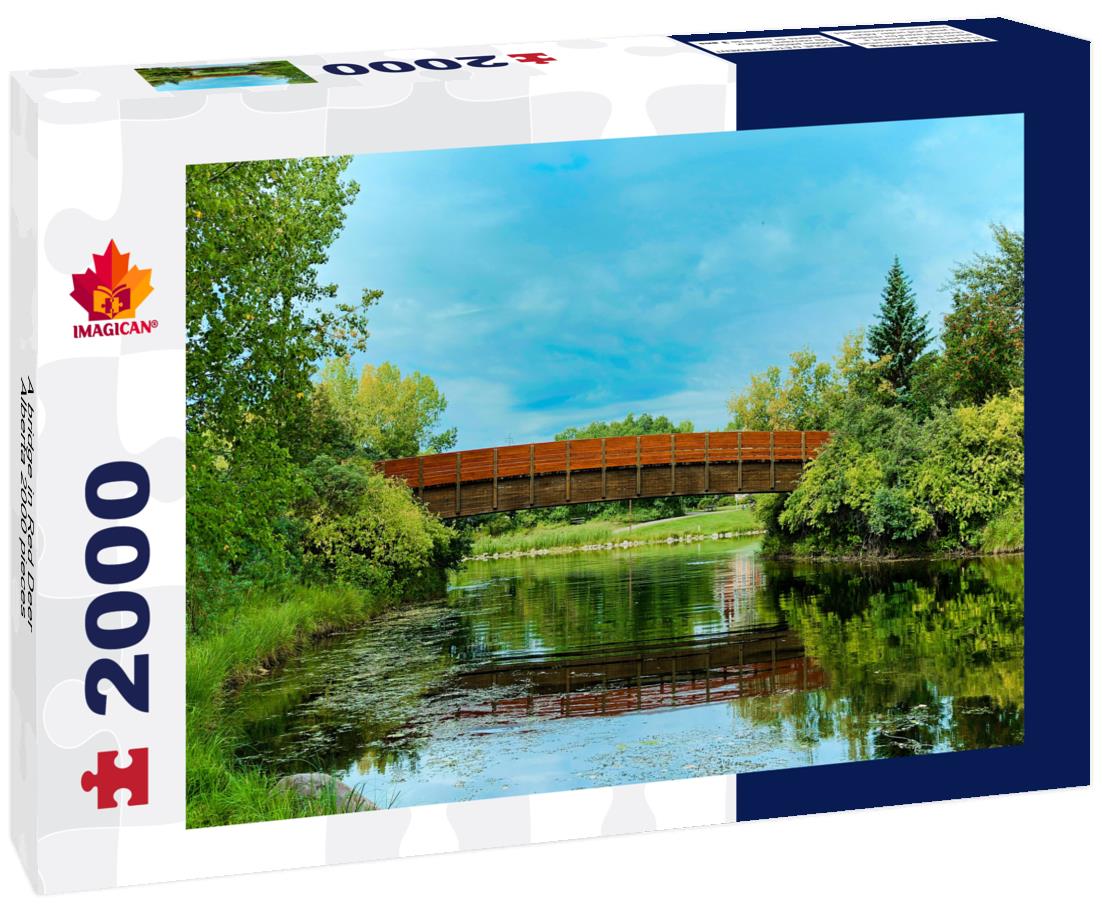 ImagiCan Jigsaw Puzzle A bridge in Red Deer, Alberta 2000 pieces