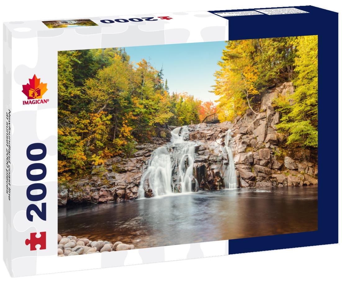 Newfoundland coast line at sunset 2000pc Puzzle