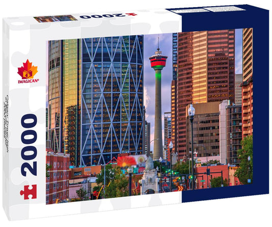 ImagiCan Jigsaw Puzzle Calgary Tower high in the city center 2000 pieces