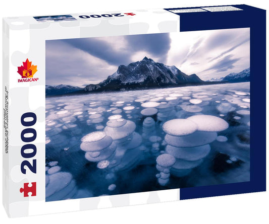 ImagiCan Jigsaw Puzzle Ice formation bubbles at Abraham Lake 2000 pieces