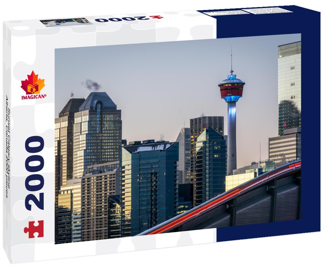Sunset Calgary skyline, Alberta, Canada 2000pc Puzzle