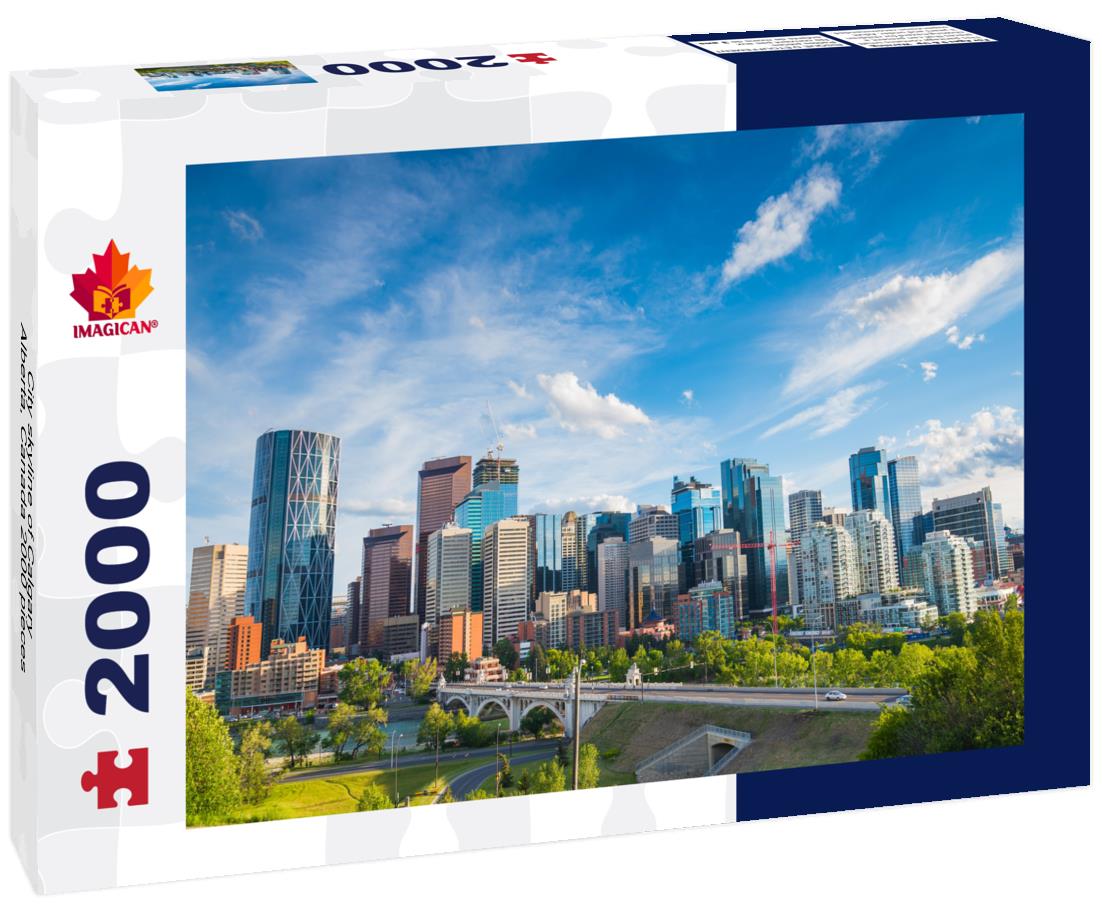 City skyline of Calgary, Alberta, Canada 2000pc Puzzle
