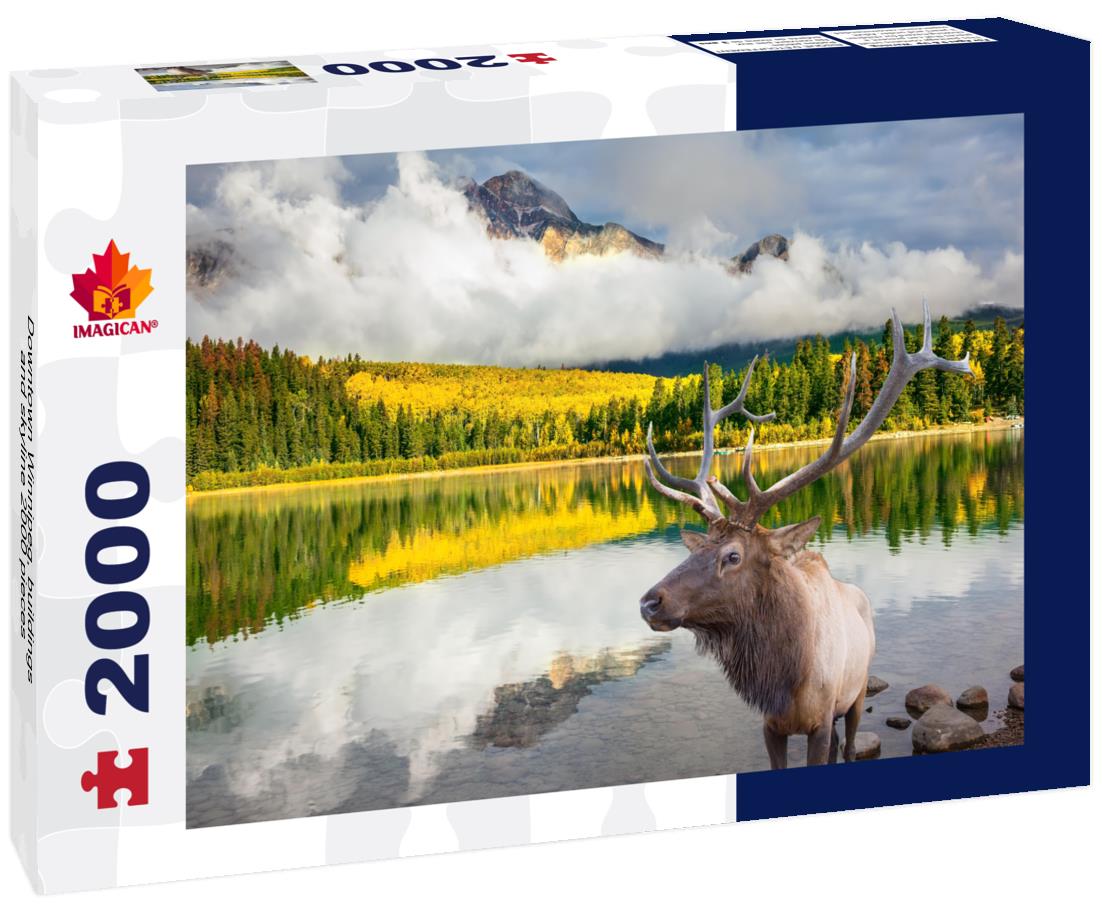 Downtown Winnipeg, buildings and skyline 2000pc Puzzle