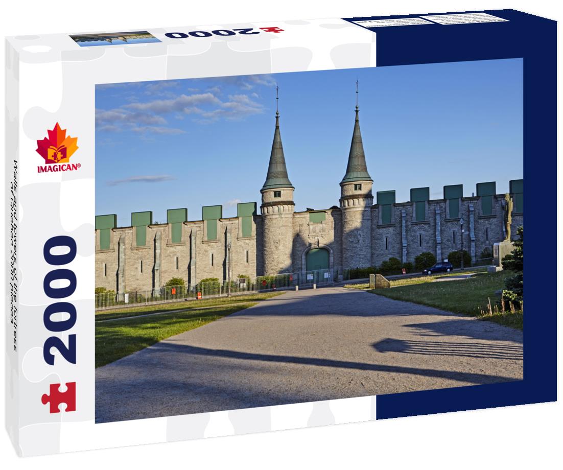 Walls and towers of the fortress of Quebec 2000pc Puzzle