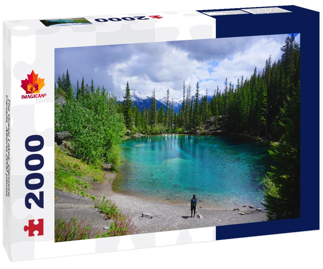 ImagiCan Jigsaw Puzzle The Grassi Lakes, Canmore, Canada, Alberta 2000 pieces
