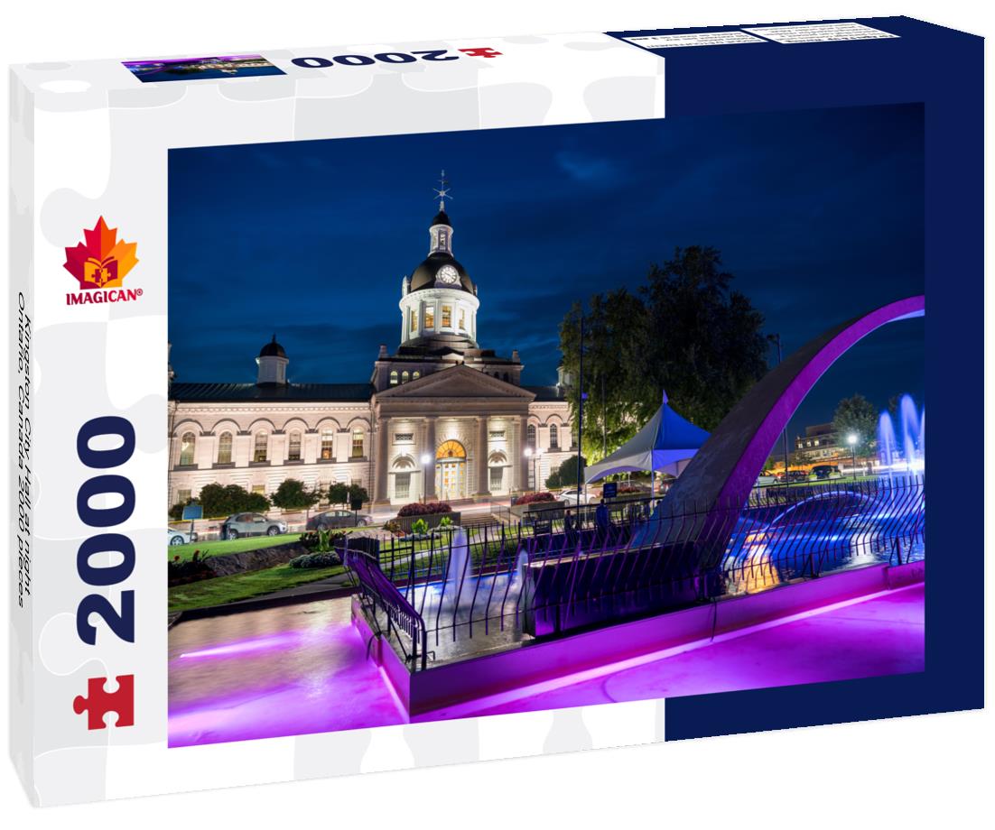 Kingston City Hall at night, Ontario, Canada 2000pc Puzzle