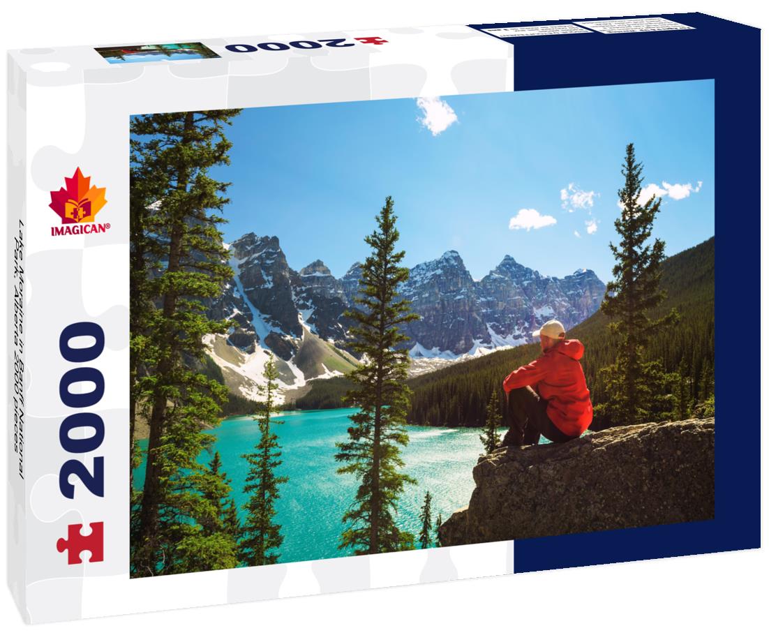 ImagiCan Jigsaw Puzzle Lake Moraine in Banff National Park, Alberta 2000 pieces