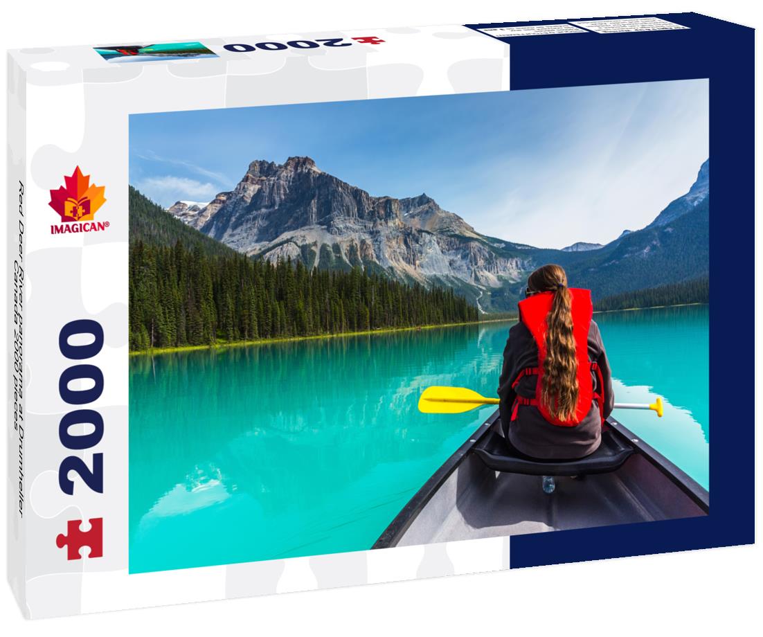 ImagiCan Jigsaw Puzzle Red Deer River panorama at Drumheller, Canada 2000 pieces