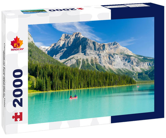 ImagiCan Jigsaw Puzzle Canoeing on Emerald Lake in Yoho National Park 2000 pieces
