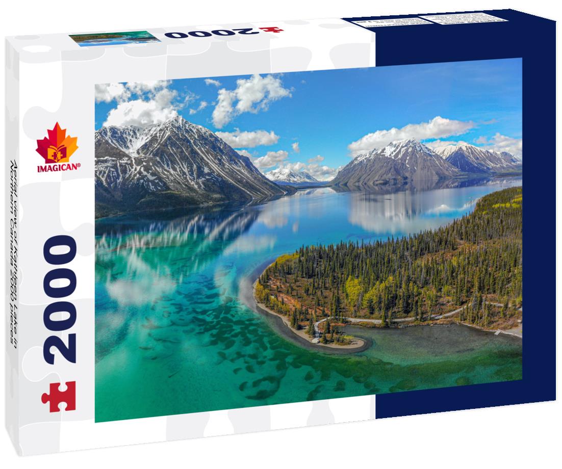 Aerial view of Kathleen Lake in Northern Canada 2000pc Puzzle