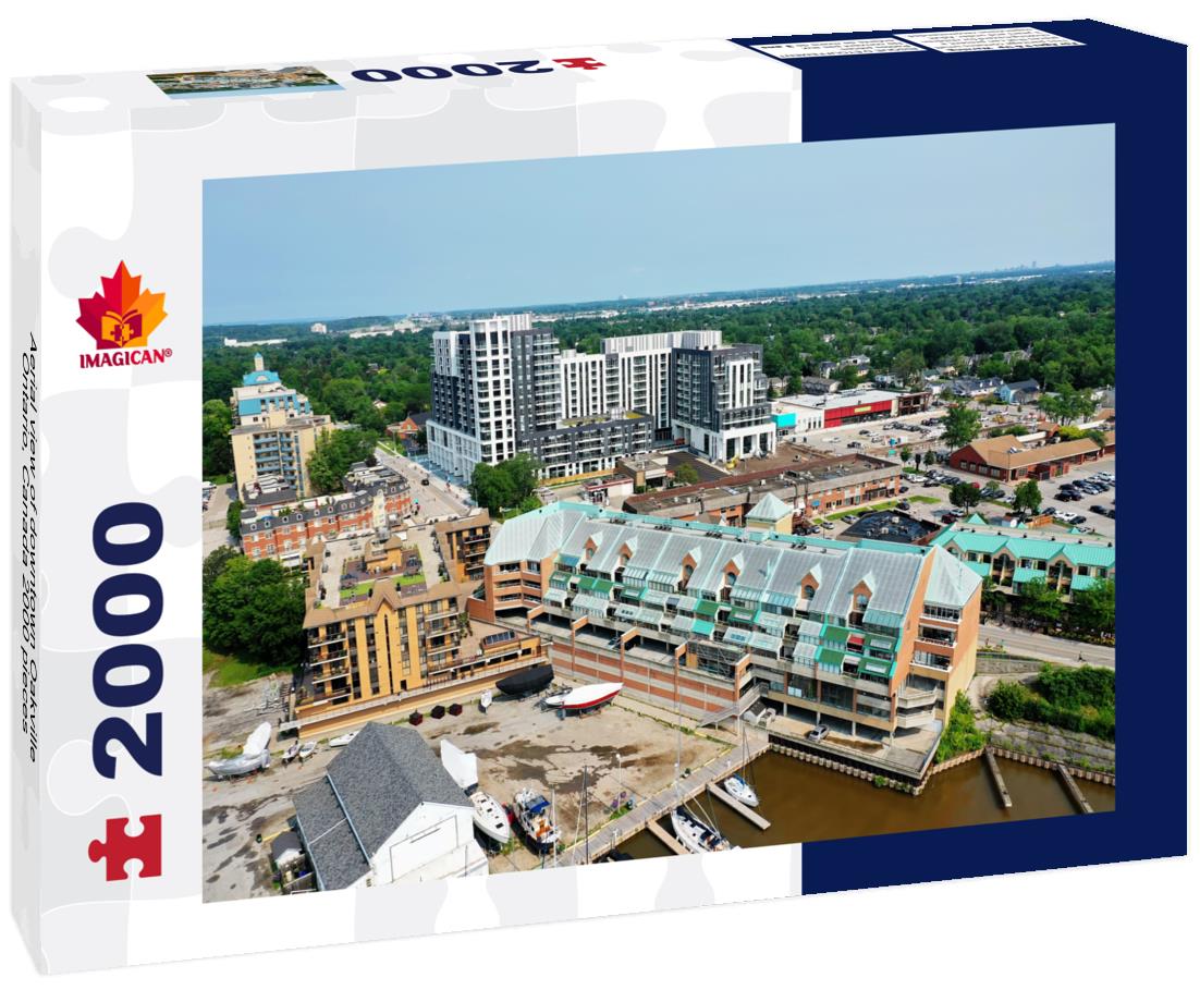 Aerial view of downtown Oakville, Ontario, Canada 2000pc Puzzle