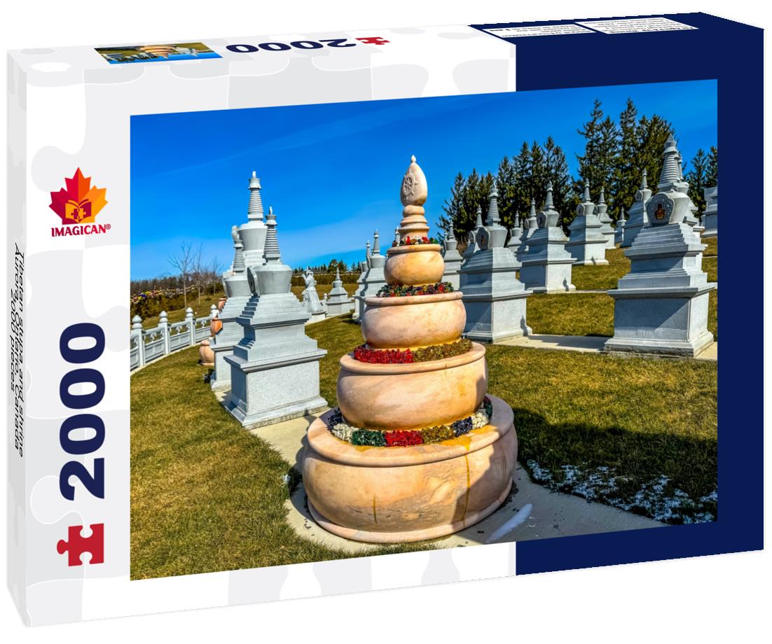 Tibetan stupa and shrine, Aurora, Ontario, Canada 2000pc Puzzle