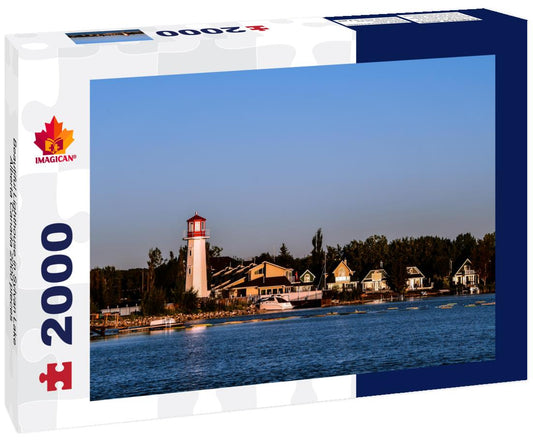 ImagiCan Jigsaw Puzzle Beautiful Lighthouse in Sylvan Lake Alberta Canada 2000 pieces