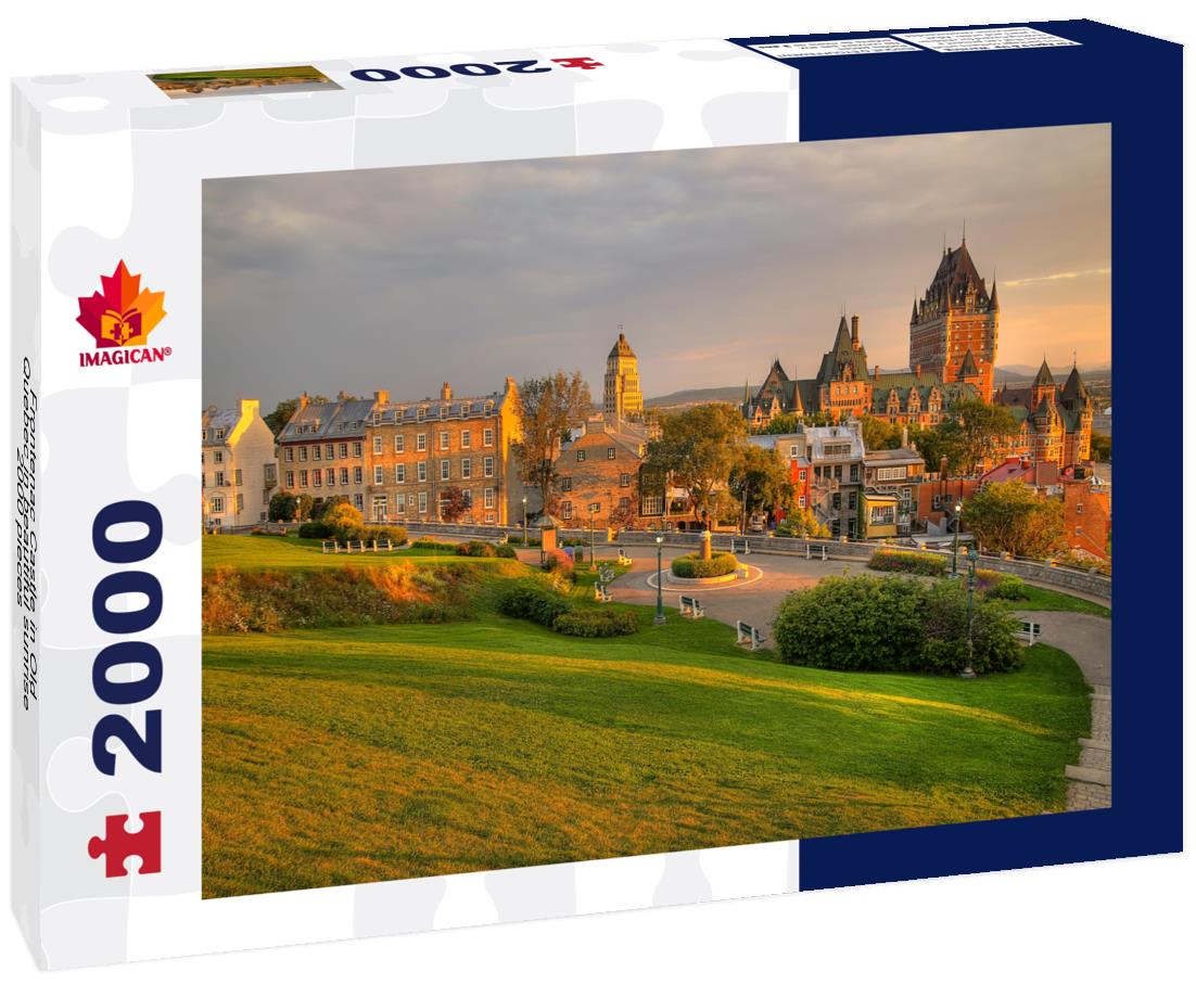 Frontenac Castle in Old Quebec in beautiful sunrise 2000pc Puzzle
