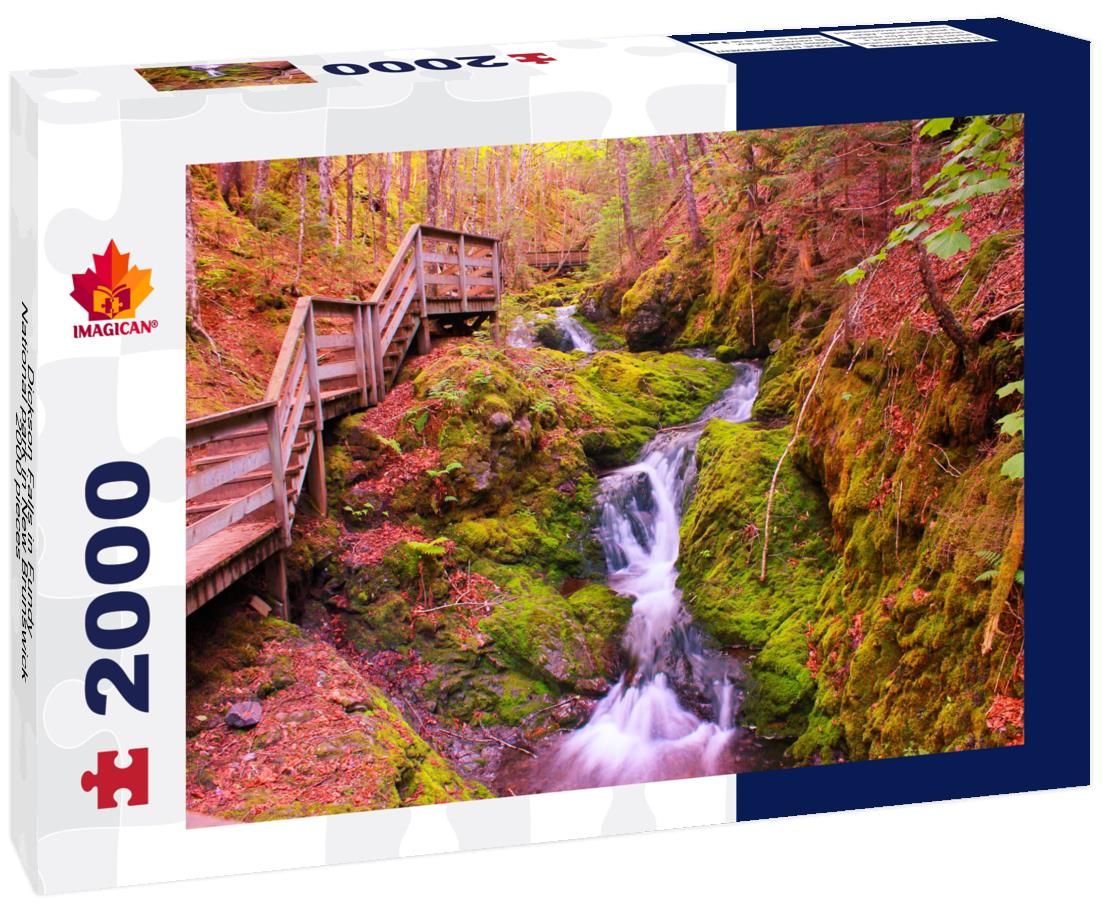 Dickson Falls in Fundy National park in New Brunswick 2000pc Puzzle