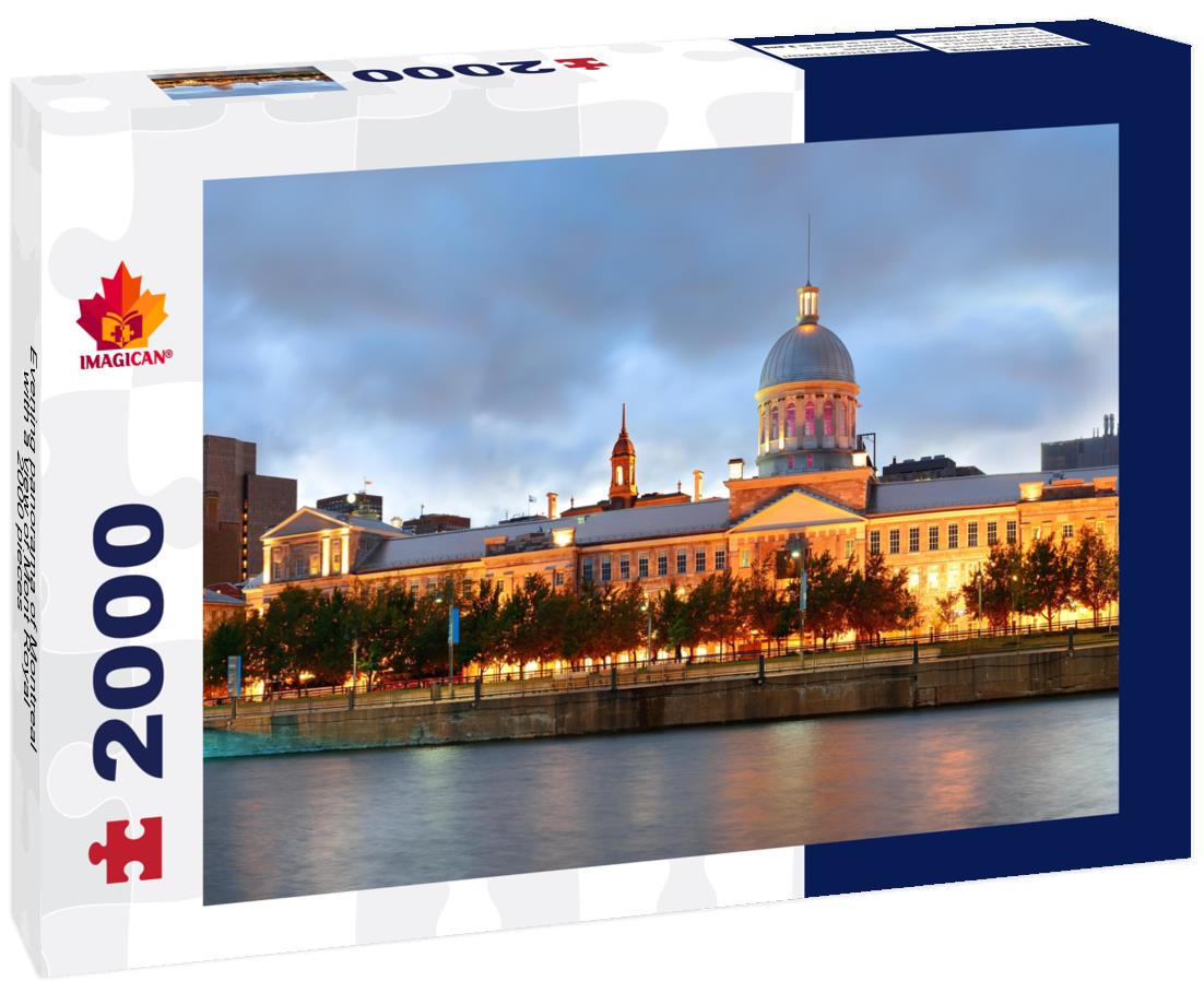 Evening  Montreal with a view of Mont Royal 2000pc Puzzle