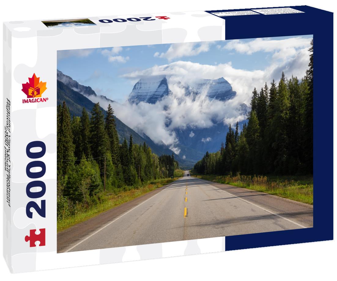 Beautiful View of Yellowhead Highway with Mount Robson 2000pc Puzzle