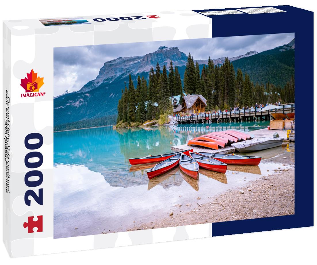 Emerald lake Yoho national park Canada British Colombia 2000pc Puzzle