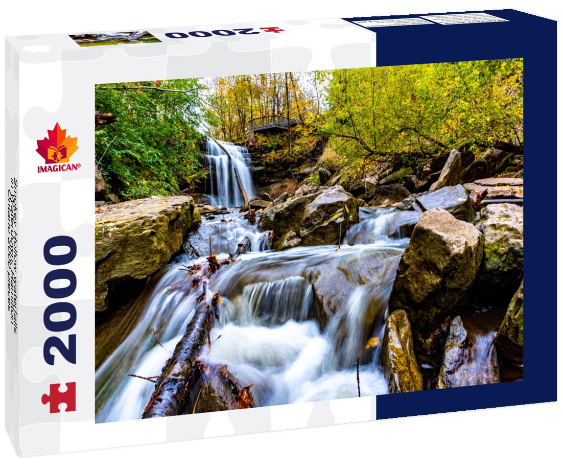 ImagiCan Jigsaw Puzzle Smokey Hollow waterfalls in Waterdown, Hamilton - Ontario 2000 pieces