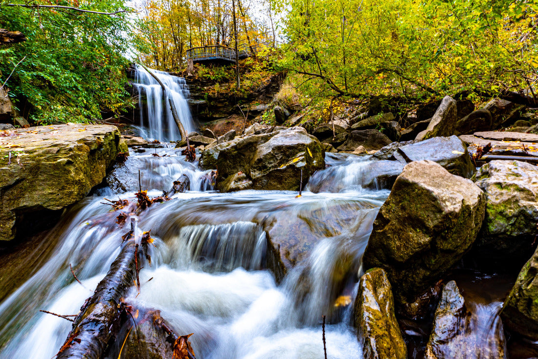 Smokey Hollow waterfalls in Waterdown, Hamilton - Ontario 2000pc Puzzle