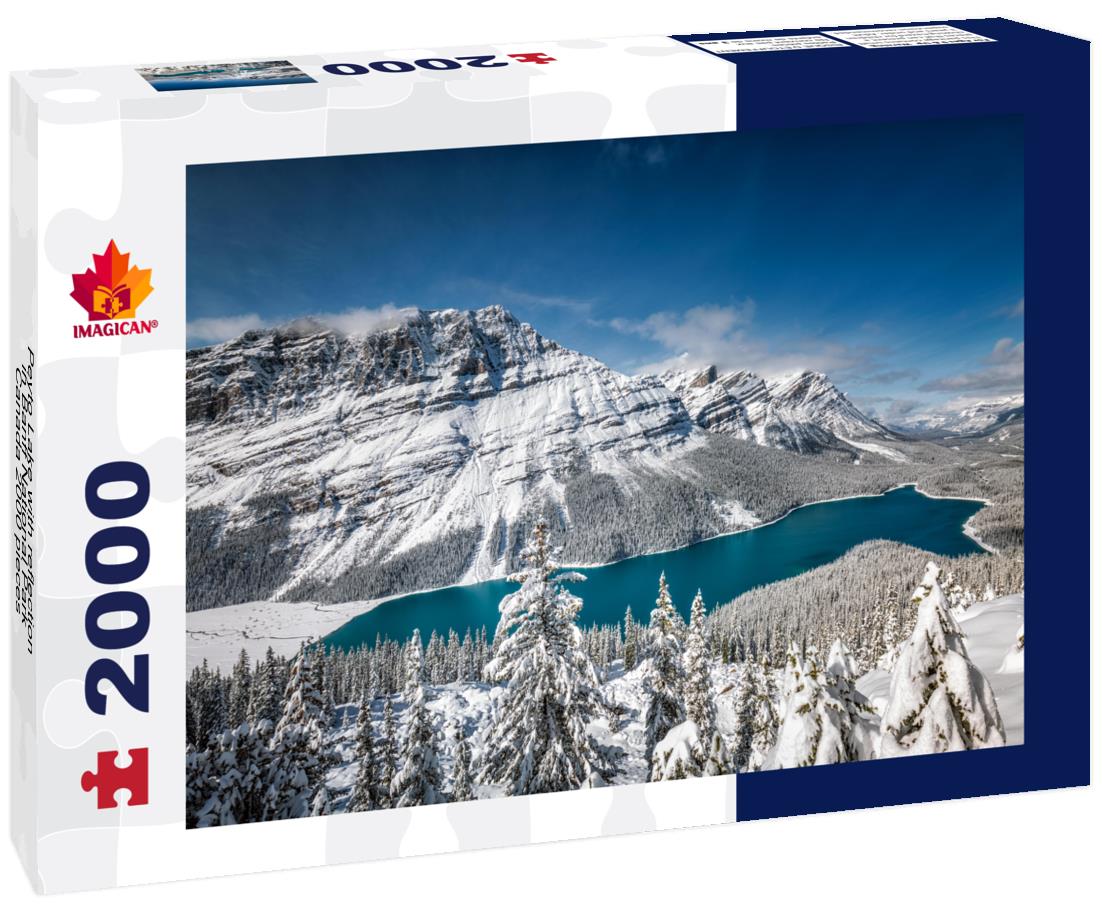 ImagiCan Jigsaw Puzzle Peyto Lake with reflection in Banff National Park, Canada 2000 pieces
